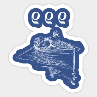 Rho, Rho, Rho your Boat Sticker